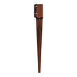This is an image of Timco - Drive in Post Spike - Bolt Secure - Oxide Red 70 x 600mm (1 Each Unit) PSB70600