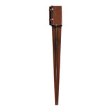 This is an image of Timco - Drive in Post Spike - Bolt Secure - Oxide Red 70 x 600mm (1 Each Unit) PSB70600