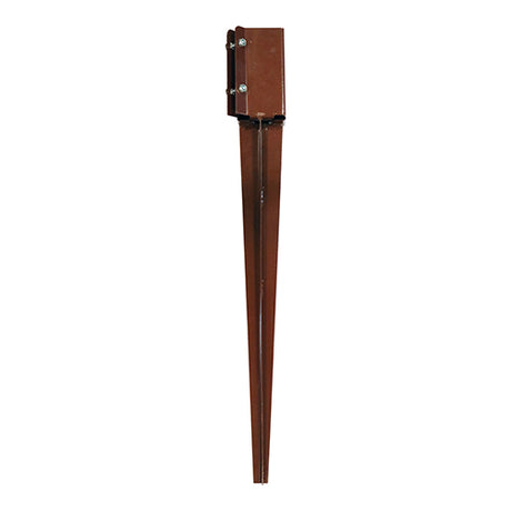 This is an image of Timco - Drive in Post Spike - Bolt Secure - Oxide Red 90 x 600mm (1 Each Unit) PSB90600