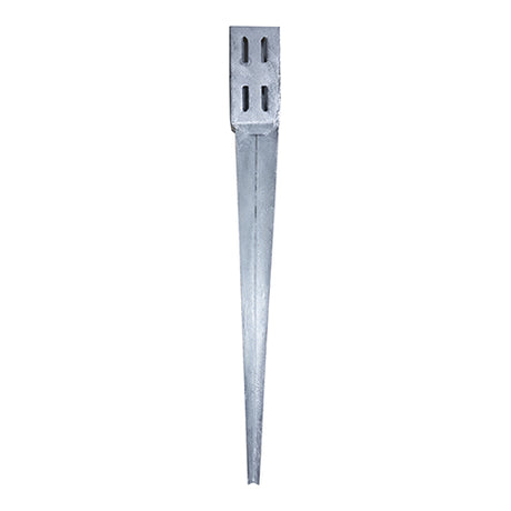 This is an image of Timco - Drive in Post Spike - Quick Fit - Hot Dipped Galvanised 75 x 600mm (1 Each Unit) PSQ75600G