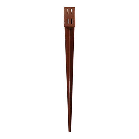 This is an image of Timco - Drive in Post Spike - Quick Fit - Oxide Red 75 x 750mm (1 Each Unit) PSQ75750