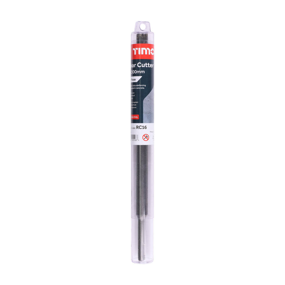 This is an image of Timco - SDS Plus Rebar Cutter - One Piece 16 x 300 (1 Each Tube) RC16