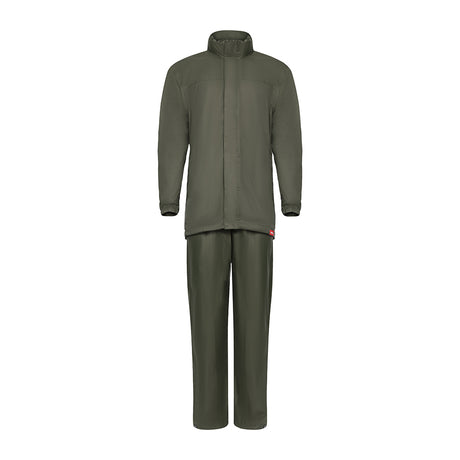 This is an image of Timco - Rain Jacket & Trousers - Green Large (1 Each Bag) RJT801GL