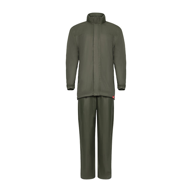 This is an image of Timco - Rain Jacket & Trousers - Green Large (1 Each Bag) RJT801GL