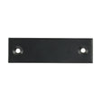 This is an image of Timco - Rim Sashlock Reverse Plate - Epoxy Black 74 x 22 (1 Each Bag) RSLRPB