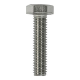 This is an image of Timco - Hex Set Screws - A2 Stainless Steel M12 x 30mm - (10 PCS Bag) S1230SSX