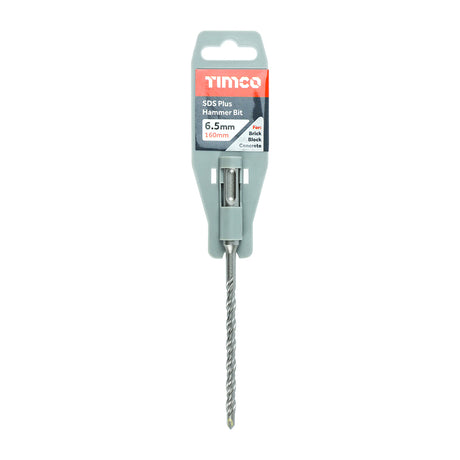 This is an image of Timco - SDS Plus Hammer Bit 6.5 x 160 (1 Each Clip) SDS65160