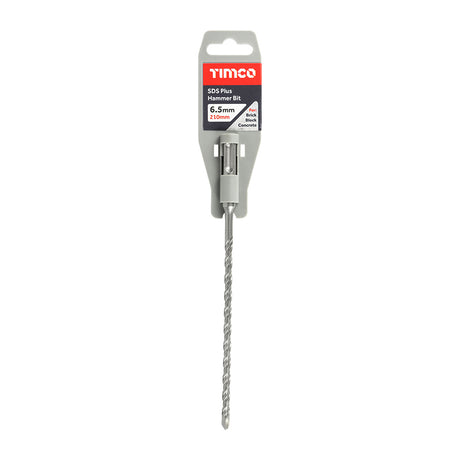 This is an image of Timco - SDS Plus Hammer Bit 6.5 x 210 (1 Each Clip) SDS65210