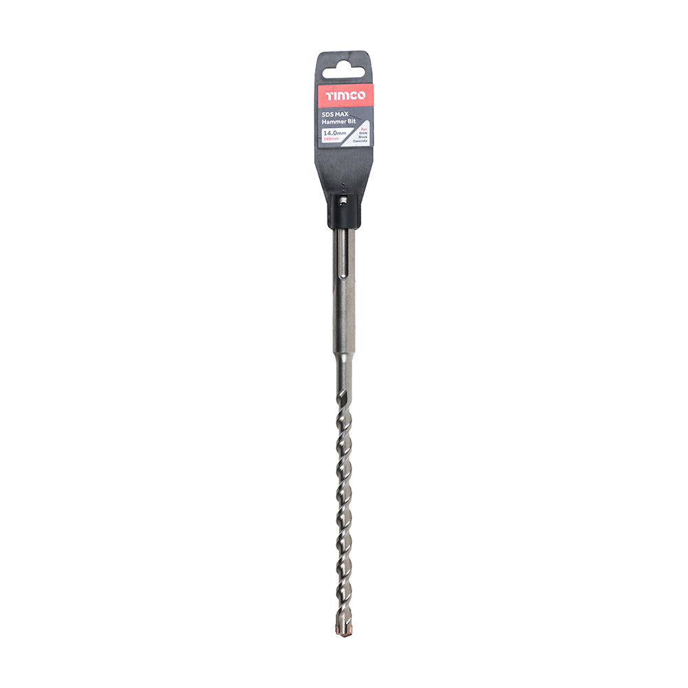 This is an image of Timco - SDS Max Hammer Bit 14 x 340 (1 Each Clip) SDSM14340