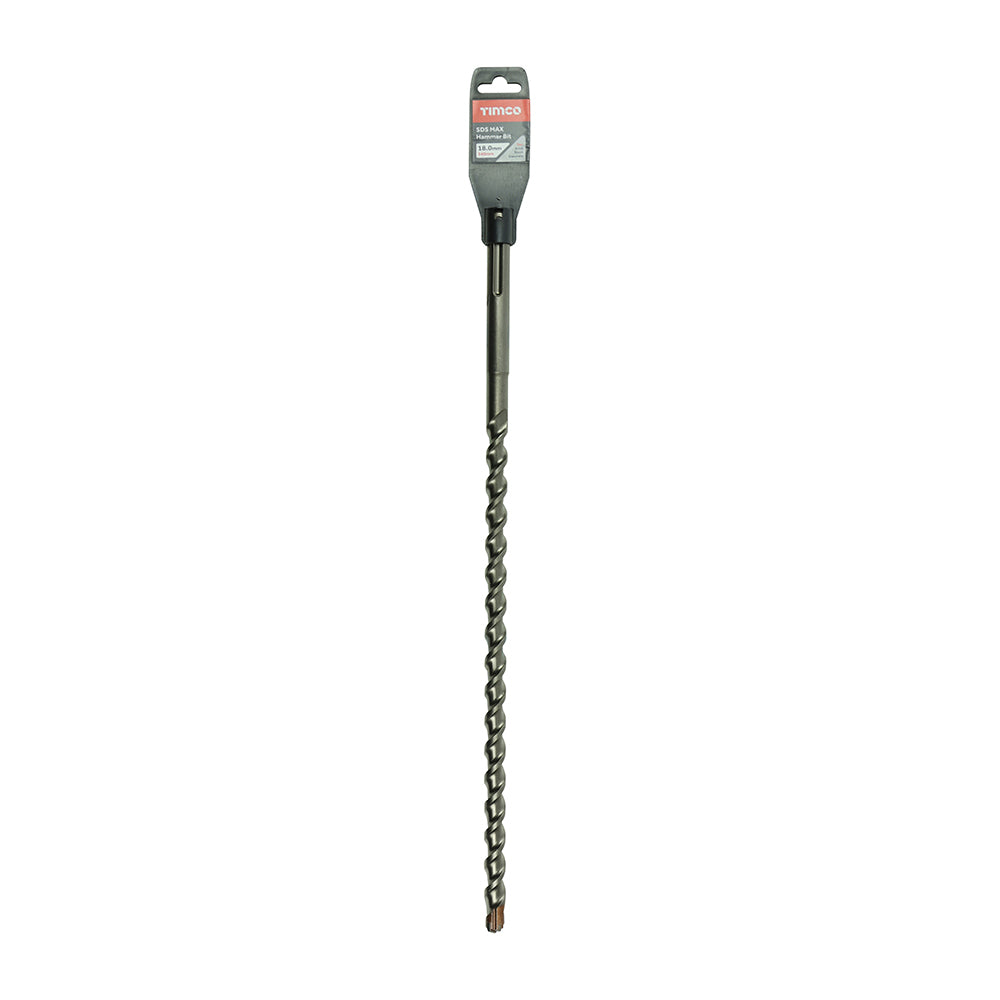This is an image of Timco - SDS Max Hammer Bit 18 x 540 (1 Each Clip) SDSM18540