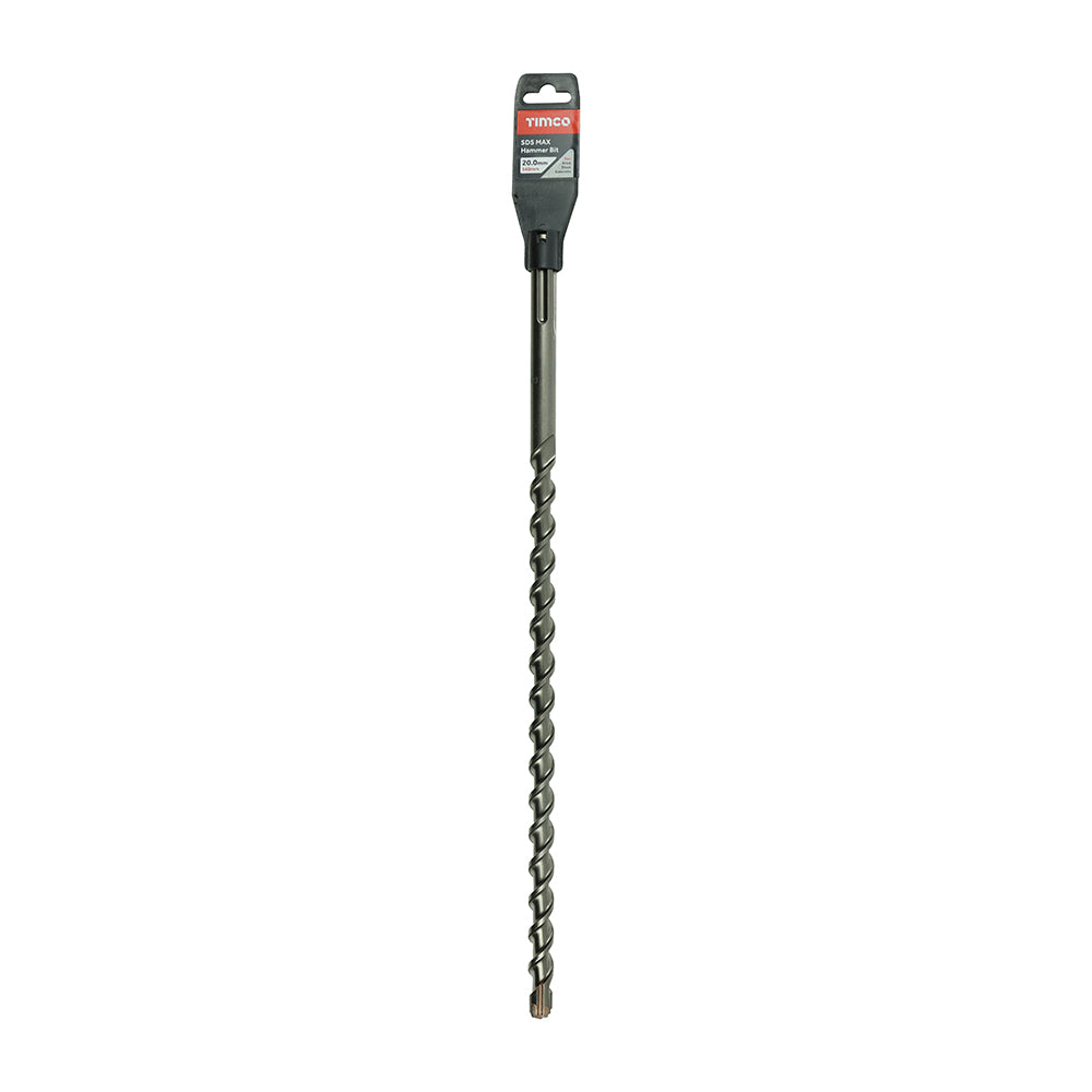 This is an image of Timco - SDS Max Hammer Bit 20 x 540 (1 Each Clip) SDSM20540