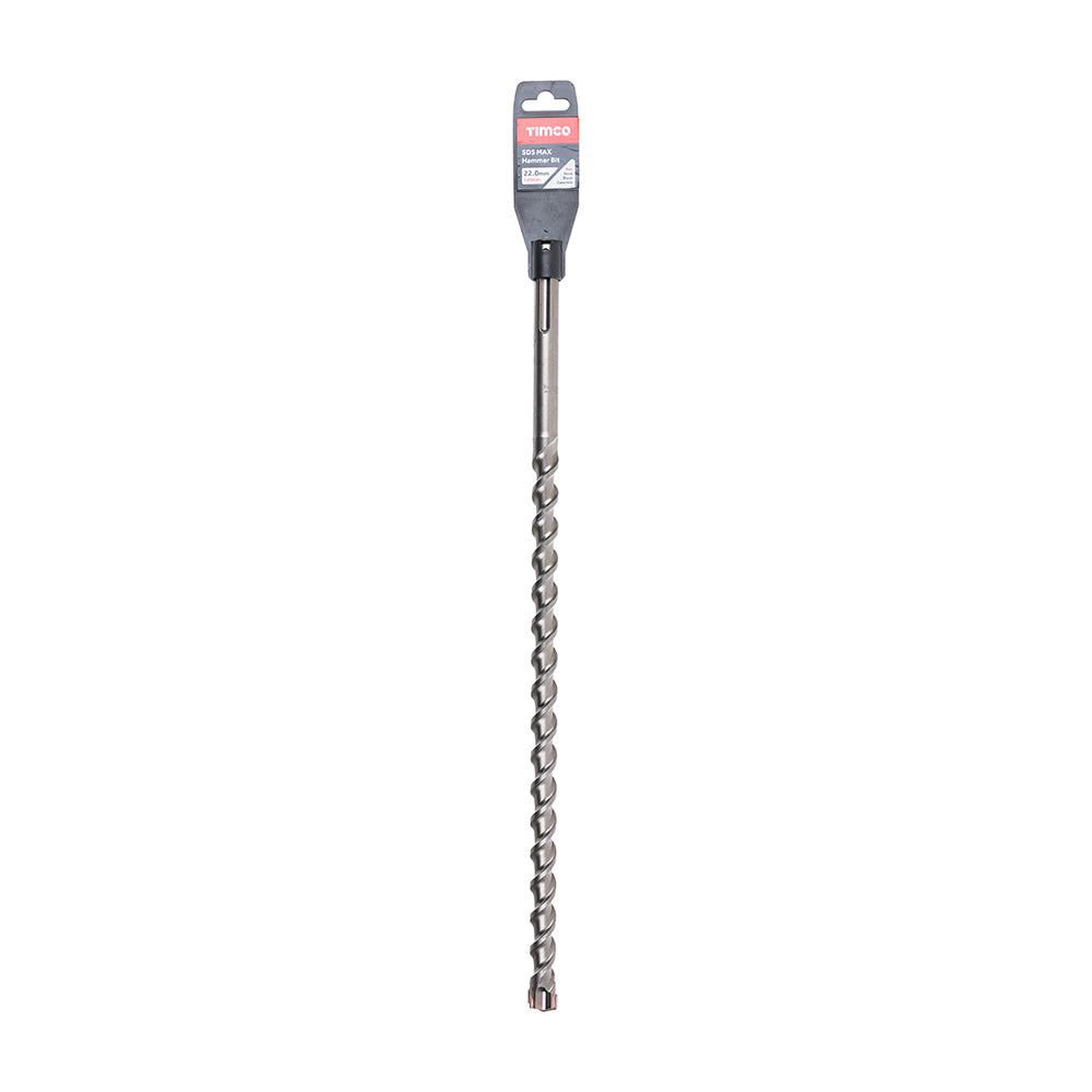 This is an image of Timco - SDS Max Hammer Bit 22 x 540 (1 Each Clip) SDSM22540