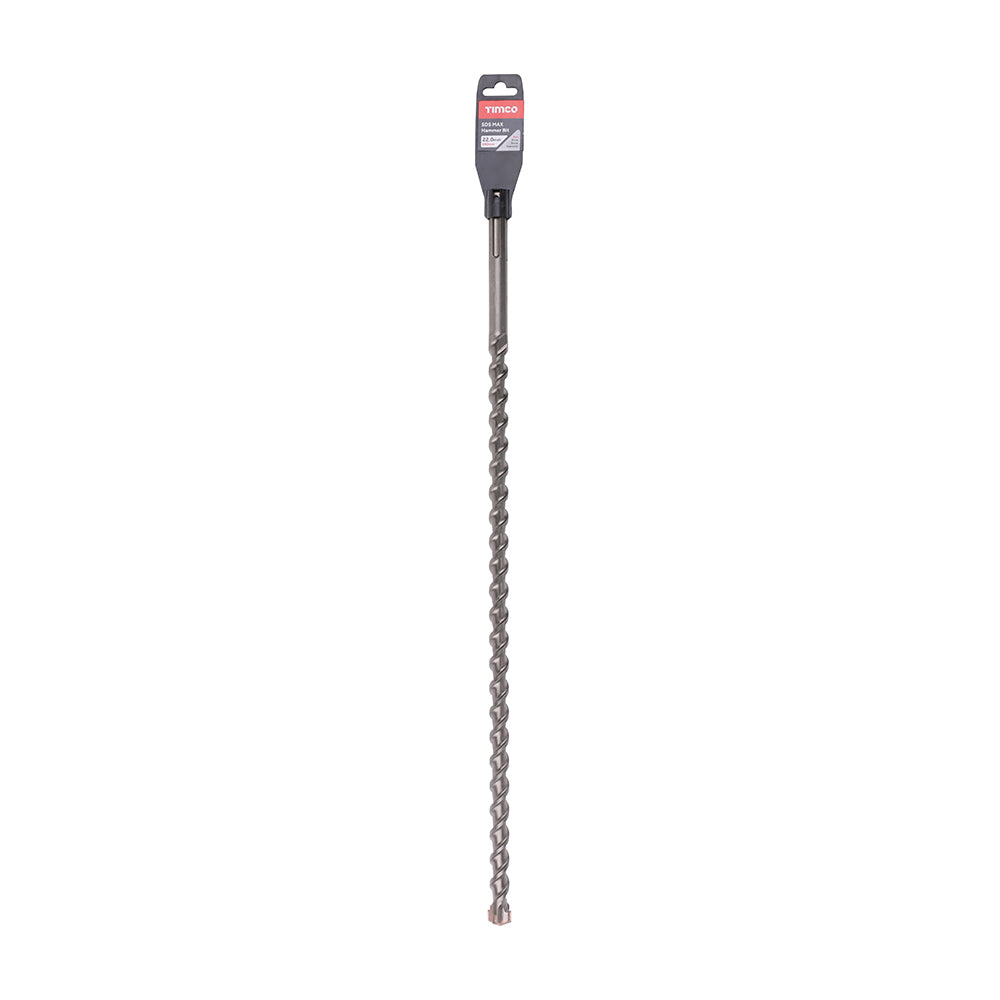 This is an image of Timco - SDS Max Hammer Bit 22 x 690 (1 Each Clip) SDSM22690