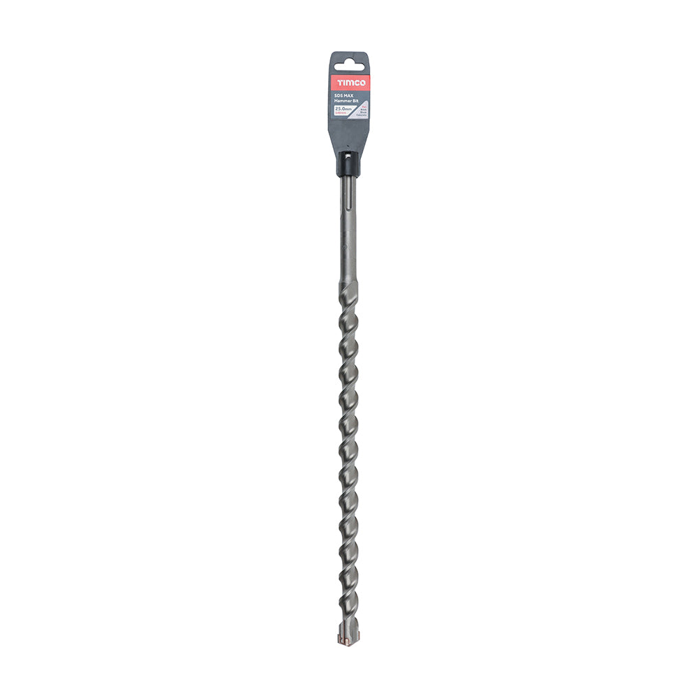 This is an image of Timco - SDS Max Hammer Bit 25 x 540 (1 Each Clip) SDSM25540