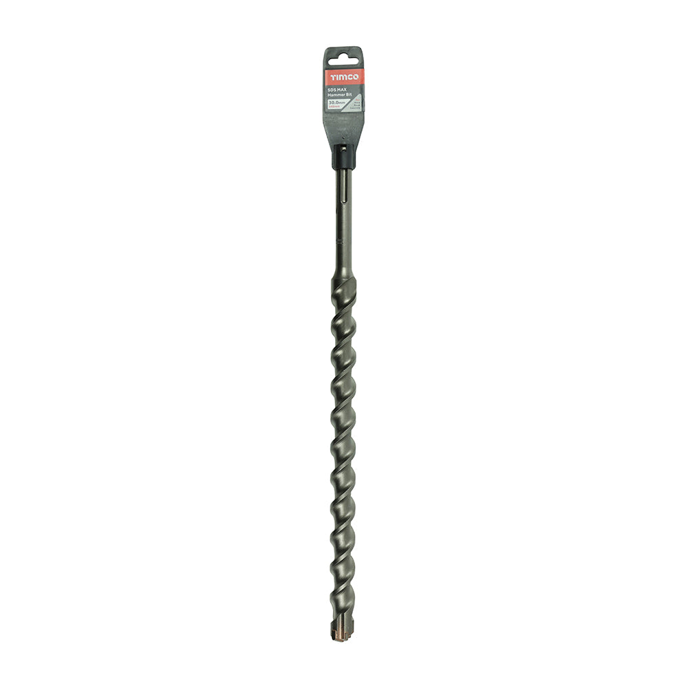This is an image of Timco - SDS Max Hammer Bit 30 x 540 (1 Each Clip) SDSM30540