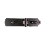 This is an image of Timco - Swivel Pattern Hasp & Staple - Heavy Duty - Black 8" (1 Each TIMbag) SHS8BP
