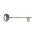 This is an image of Timco - Press Lock Spare Keys - Zinc (5 Pieces Plain Bag) SPAREPLK