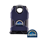 This is an image of Squire - Stronghold Padlock - Closed Shackle - SS50CP5 50mm (1 Each Blister Pack) SQR701123