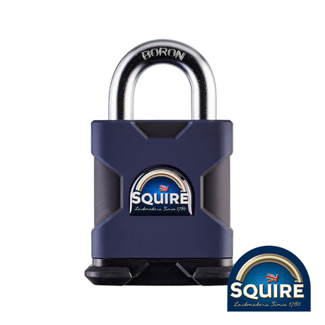 This is an image of Squire - Stronghold Padlock - Open Shackle - SS50P5 50mm (1 Each Blister Pack) SQR701426
