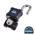 This is an image of Squire - Stronghold Padlock - Open Shackle - SS50S 50mm (1 Each Blister Pack) SQR701789