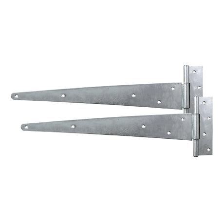 This is an image of Timco - Pair of Strong Tee Hinges - Hot Dipped Galvanised 16" (1 Pairs Plain Bag) STH16GB