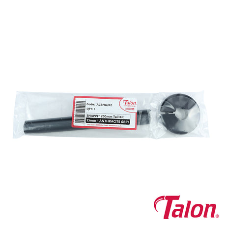 This is an image of Timco - Snappit Tail Kit - Anthracite Grey - ACSNA 15 x 200mm - (2 PCS Box) TALACSNA