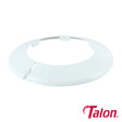 This is an image of Timco - Pipe Collar - White - PC110WH 110mm - (1 Each Bag) TALPC110WH