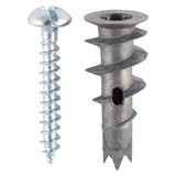 This is an image of Timco - Metal Speed Plugs & Screws - Zinc 31.5mm - (5 PCS TIMpac) TBAZSP