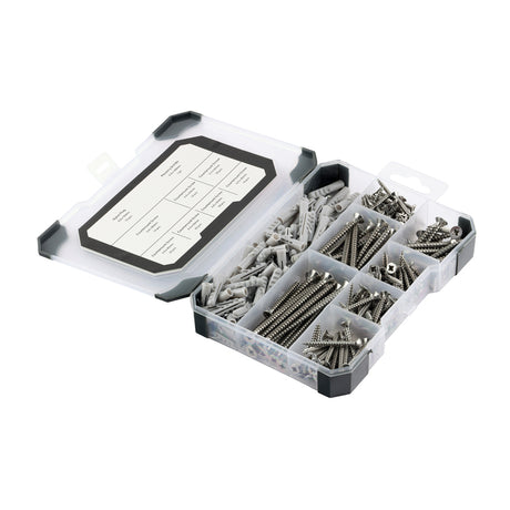 This is an image of Timco - Mixed Tray - Screws Plug & Drill Bit ÃƒÆ’Ã†€™Ãƒ€ ‚¬„¢ÃƒÆ’‚¬ Ãƒ¢€š¬€ž¢ÃƒÆ’Ã†€™Ãƒ¢€š¬Ã…¡¢ÃƒÆ’Ã†€™Ãƒ€ ‚¬„¢¢ÃƒÆ’Ã†€™Ãƒ€š¢ÃƒÆ’¢Ãƒ¢€š¬Ã…¡Ãƒ€š¬ÃƒÆ’‚¬¦Ãƒ€š¡ÃƒÆ’Ã†€™Ãƒ¢€š¬Ã…¡¬ÃƒÆ’Ã†€™Ãƒ€ ‚¬„¢¢ÃƒÆ’Ã†€™Ãƒ€š¢ÃƒÆ’¢Ãƒ¢‚¬Å¡¬Ãƒ€¦¡¬ÃƒÆ’Ã†€™Ãƒ¢€š¬¦ÃƒÆ’¢Ãƒ¢‚¬Å¡¬Ãƒ€¦‚¬Å“ A2 Stainless Steel - (251 PCS Tray) TRAY280