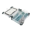 This is an image of Timco - Mixed Tray - Screws Plug & Drill Bit - Zinc - (91 PCS Tray) TRAY300