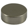 This is an image of Timco - Threaded Screw Caps - Solid Brass - Satin Nickel 16mm - (4 PCS TIMpac) TSC16SNP