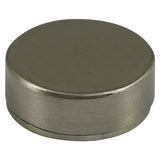 This is an image of Timco - Threaded Screw Caps - Solid Brass - Satin Nickel 16mm - (4 PCS TIMpac) TSC16SNP
