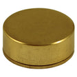 This is an image of Timco - Threaded Screw Caps - Solid Brass - Polished Brass 18mm - (4 PCS TIMpac) TSC18PBP