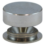 This is an image of Timco - Threaded Screw Caps - Solid Brass - Satin Chrome 18mm - (4 PCS TIMpac) TSC18SCP