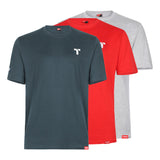 This is an image of Timco - Short Sleeve Trade T-Shirt Pack Large (Grey/Red/Green) (3 Pieces Bag) TTMIXL