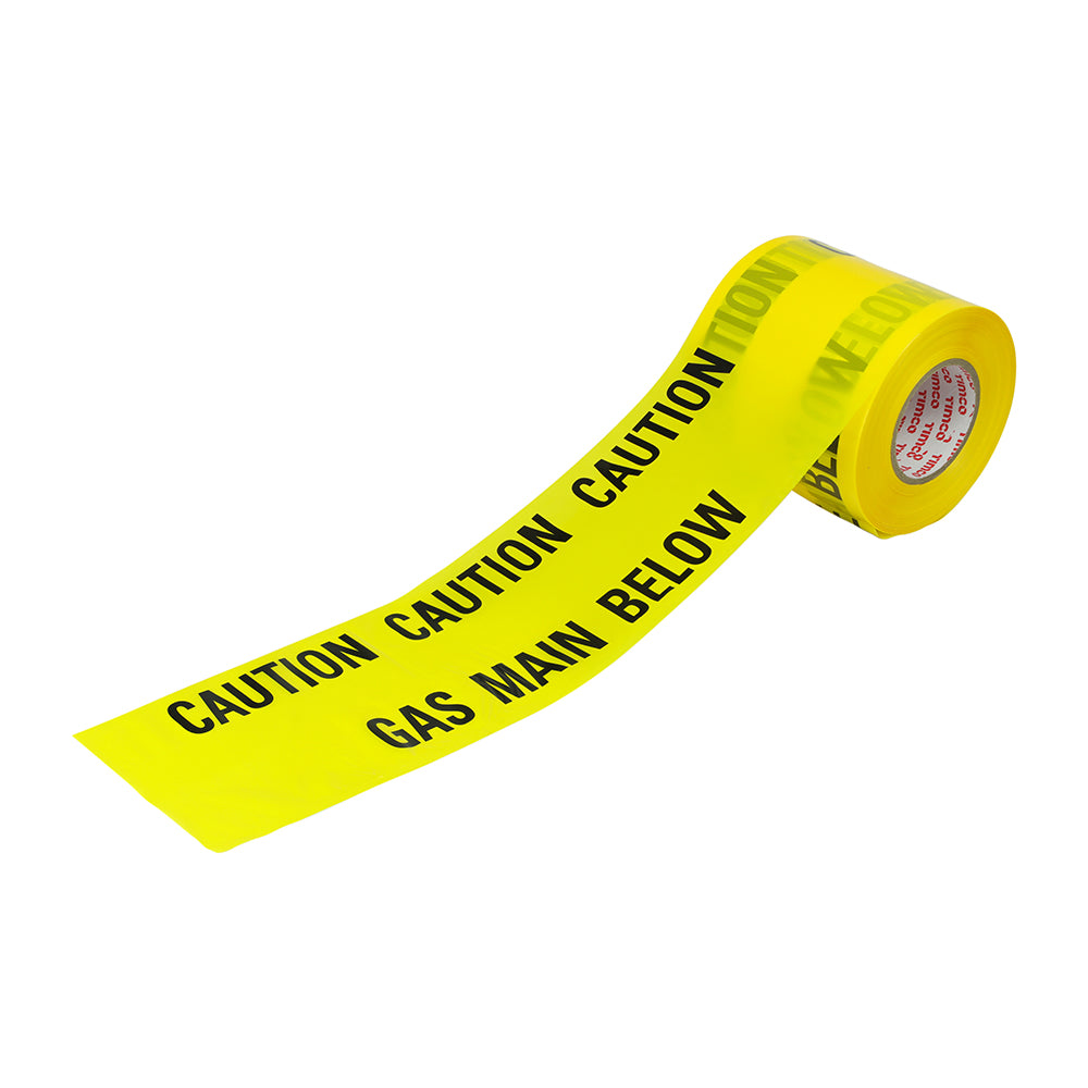 This is an image of Timco - Underground Tape - Gas Pipe 365m x 150mm (1 Each Roll) UTGP