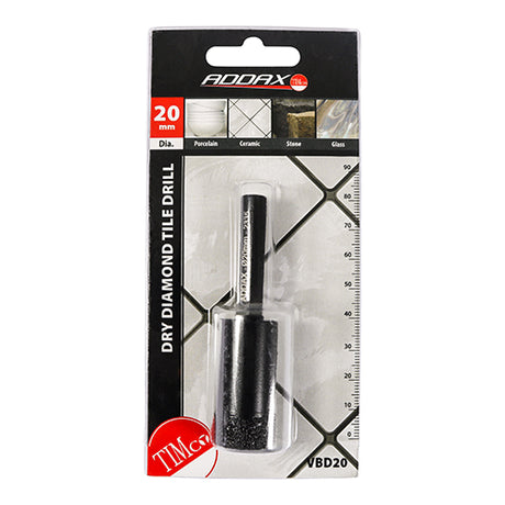 This is an image of Timco - Premium Diamond Tile & Glass Bit 12.0mm (1 Each Blister Pack) VBD12