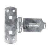 This is an image of Timco - Vertical Pattern Bolt On Hasp & Staple - Heavy Duty - Hot Dipped Galvanised 6" (1 Each Plain Bag) VHS6GB