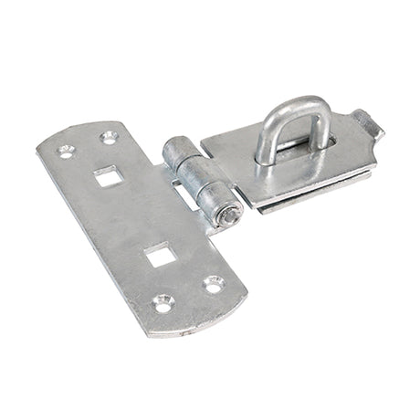 This is an image of Timco - Vertical Pattern Bolt On Hasp & Staple - Heavy Duty - Hot Dipped Galvanised 6" (1 Each Plain Bag) VHS6GB