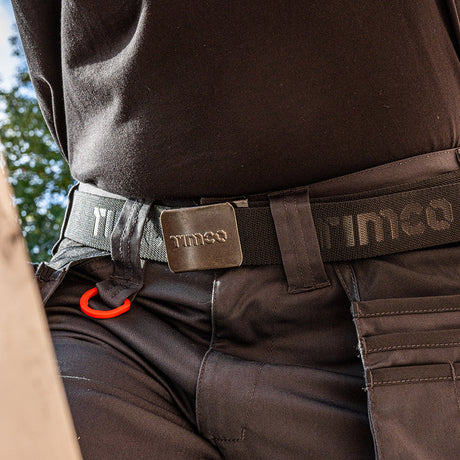 This is an image of Timco - Work Belt - Black 28-48" / L-XL (1 Each Bag) WBB2848