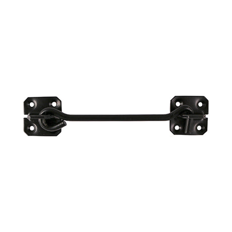 This is an image of Timco - Cabin Hooks - Wire Pattern - Black 12" (1 Each Plain Bag) WCH12BB
