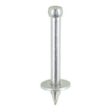 This is an image of Timco - Masonry Nails - Washered - Zinc 25 x 3.70mm (100 PCS Box) WMN25