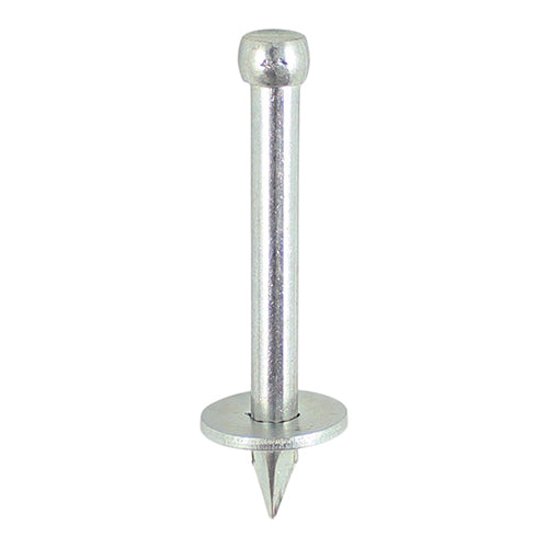 This is an image of Timco - Masonry Nails - Washered - Zinc 35 x 3.70mm (100 PCS Box) WMN35