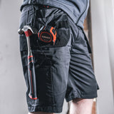 This is an image of Timco - Workman Shorts - Grey/Black W40 (1 Each Bag) WSGBK40