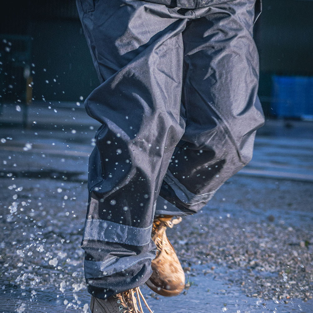 This is an image of Timco - Waterproof Trousers - Charcoal Large (1 Each Bag) WT901L