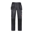 This is an image of Timco - Workman Trousers - Grey/Black W32 L32 (1 Each Bag) WTGBK3232