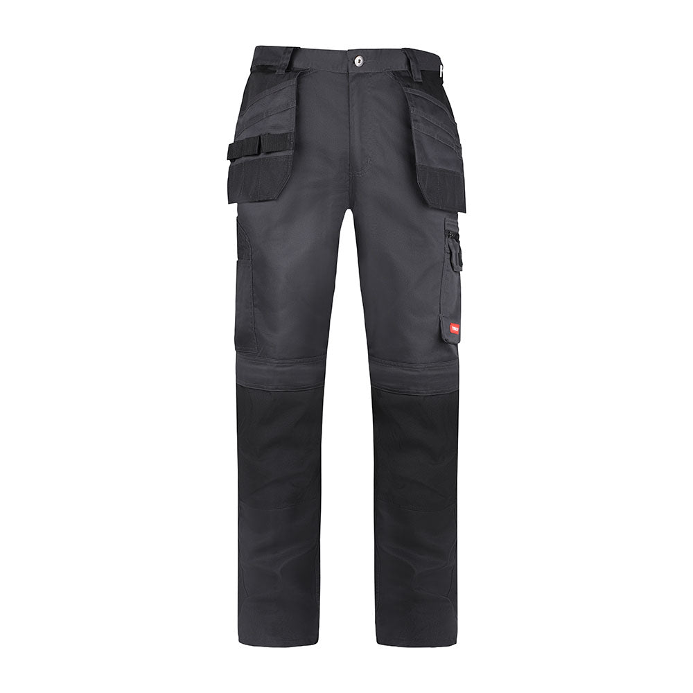 This is an image of Timco - Workman Trousers - Grey/Black W32 L32 (1 Each Bag) WTGBK3232