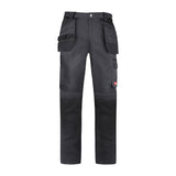 This is an image of Timco - Workman Trousers - Grey/Black W32 L32 (1 Each Bag) WTGBK3232