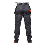 This is an image of Timco - Workman Trousers - Grey/Black W32 L32 (1 Each Bag) WTGBK3232