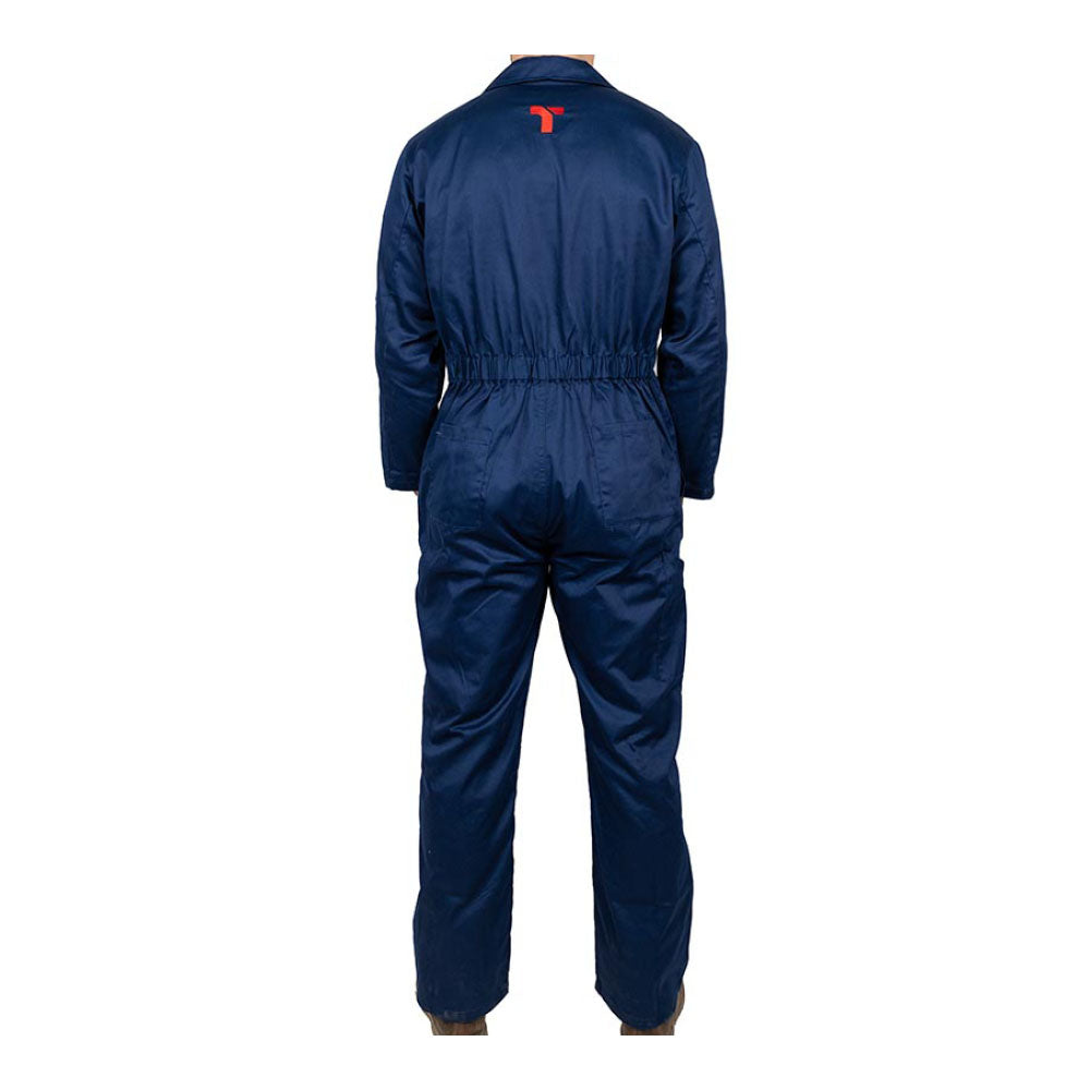 This is an image of Timco - Yardsman Overalls - Blue Medium 42 (1 Each Bag) YOMBM